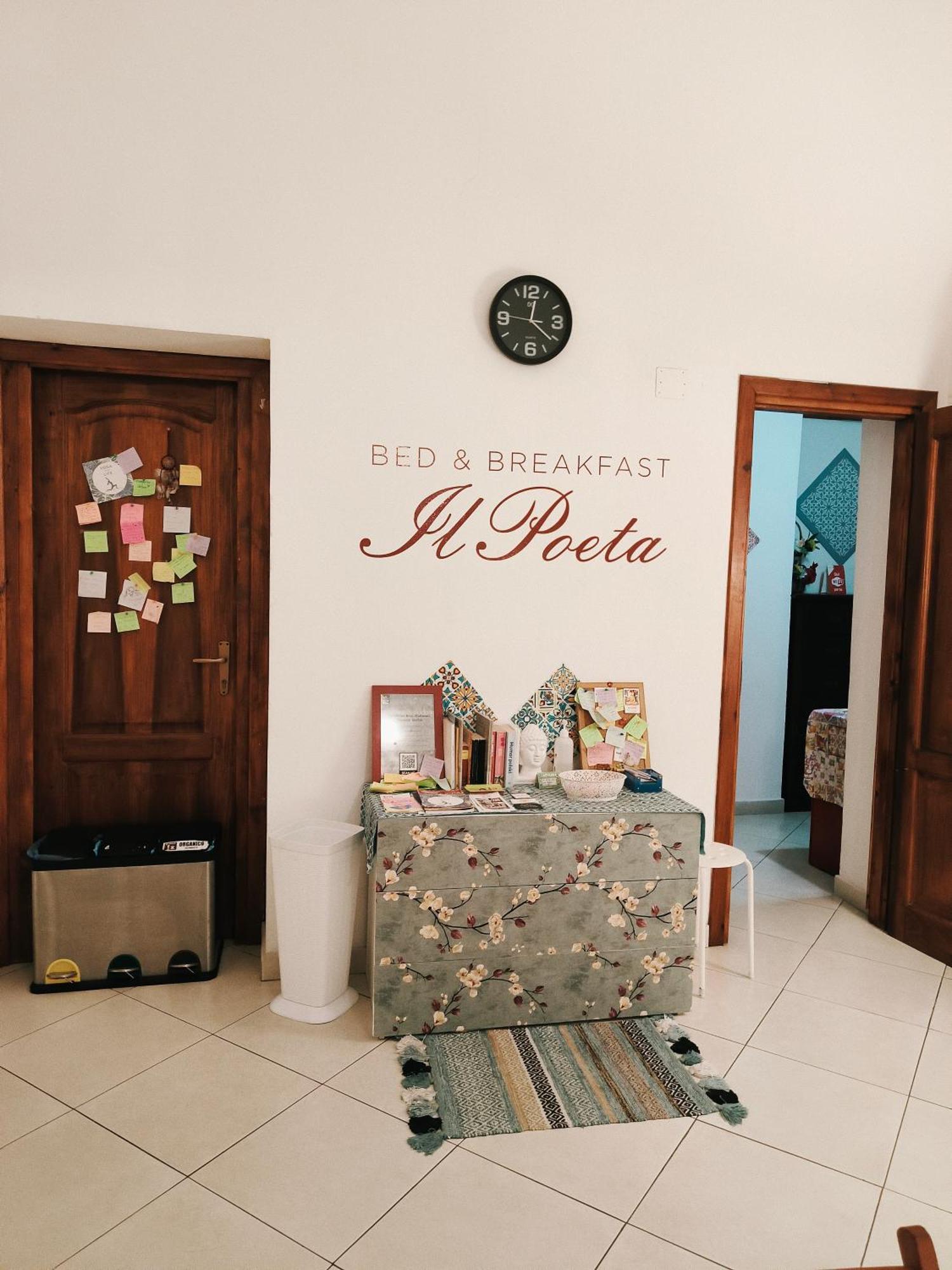 B&B Il Poeta Palermo Exteriör bild
